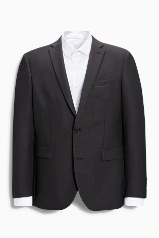 Charcoal Regular Fit Suit: Jacket